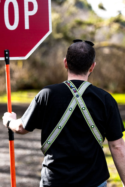 RSV-BA: Break-Away Lighted Flashing Hi-Viz Safety Vest
